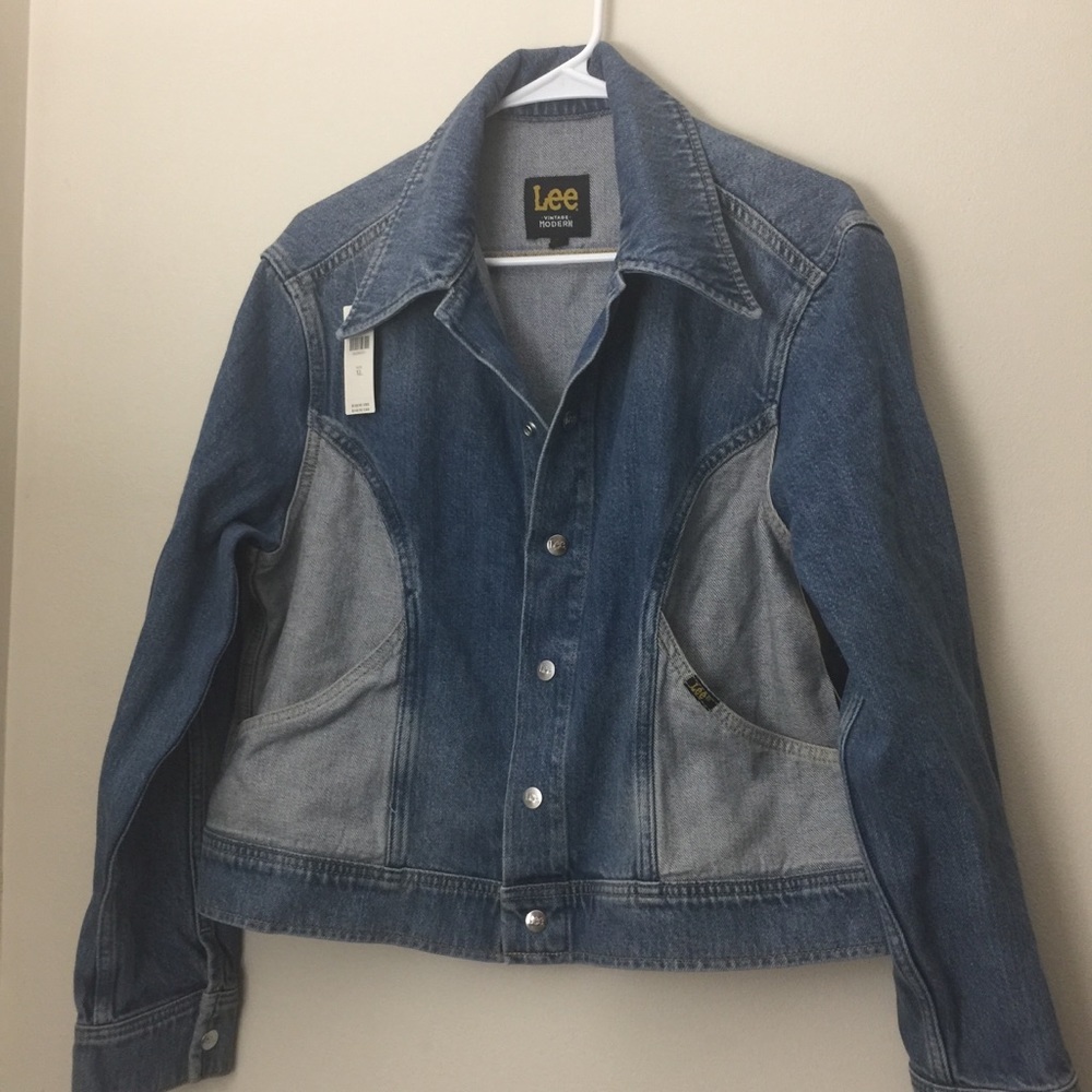 NWT Lee vintage modern two-toned denim jacket - Picture 4 of 5